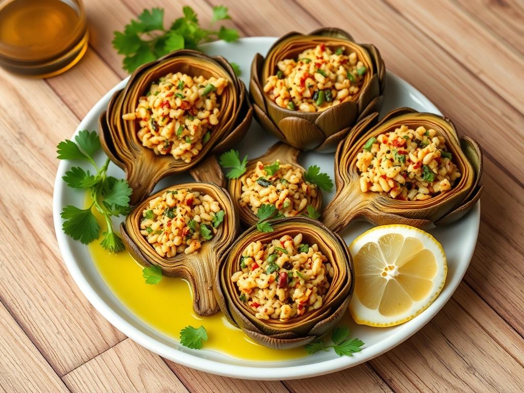 zeytinyagli enginar dolmasi emcha2Tq